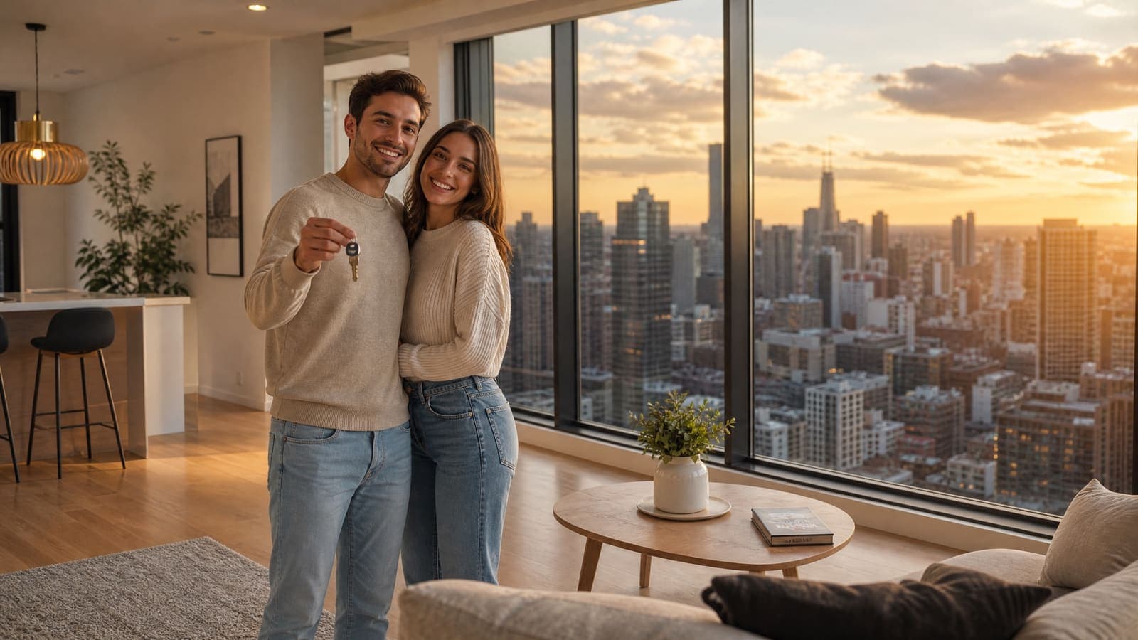 Renters in a new home