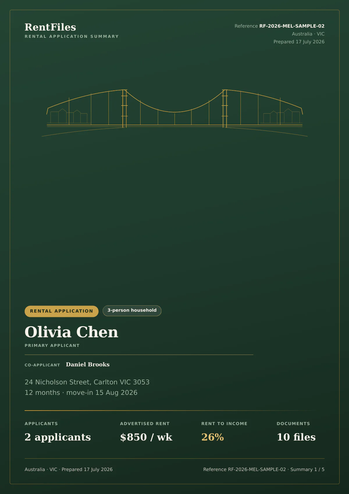 Agency Pack fictional sample cover